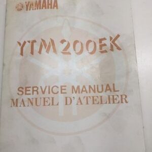 Original Yamaha Oem Owner Service Manual Shop Book 1983 Ytm200Ek 24W-28197-70