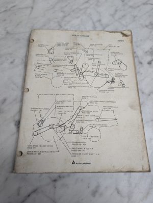 Allis-Chalmers Ac M2 L2 Combines Parts List Book Manual Catalog Reference