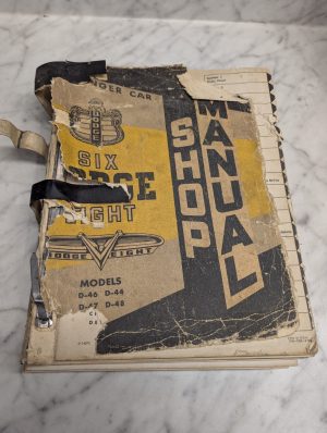 Dodge D-46 D-44 D-47 D-48 Shop Manual Service Repair Maintenance