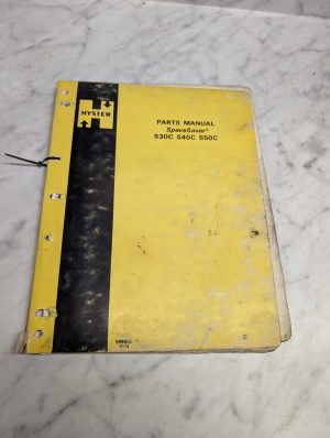 Hyster Spacesaver S30C S40C 599004 Parts Manual List Catalog Book 1974