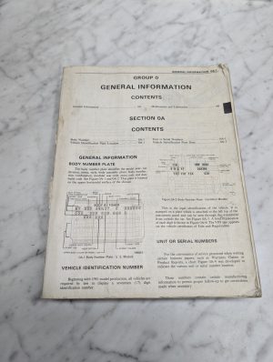 Buick Chassis Service Manual All Series Except Skylark Repair Shop Book