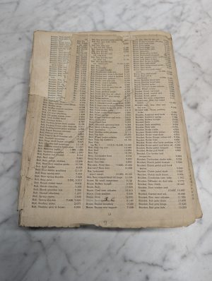 1929-1956 Chevrolet Parts List Book Manual Catalog Price Guide