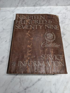 Cadillac 1979 Service Information Manual Repair Shop