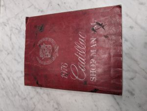 Cadillac Shop Manual 1976 Service Repair Maintenance