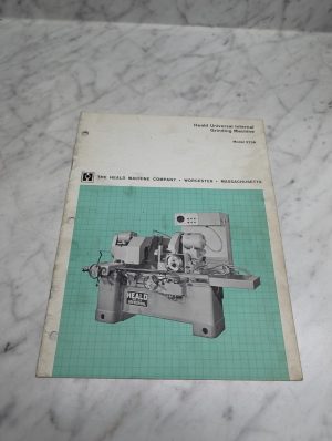 Heald Model 273A Universal Internal Grinding Machine The Sales Brochure
