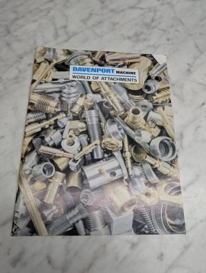 Davenport Machine World Of Attachments Sales Brochure Catalog