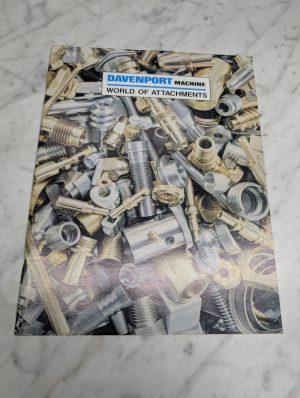 Davenport Machine World Of Attachments Catalog Literature Specs Features Info