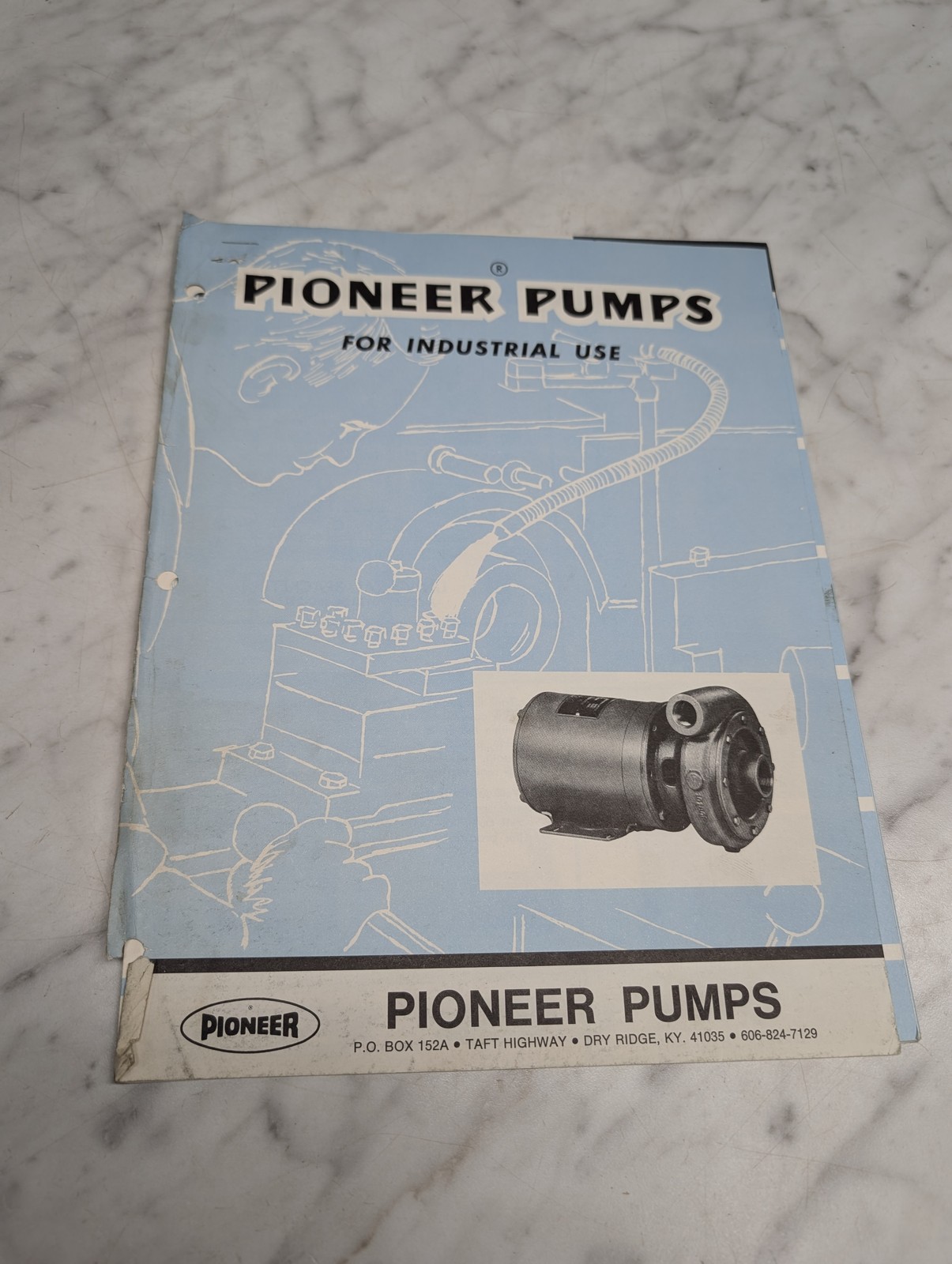 Pioneer Pumps For Industrial Use Sales Brochure Catalog