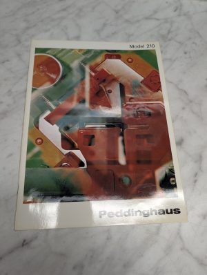 Peddinghaus Model 210 Sales Brochure Catalog Information Specs Features