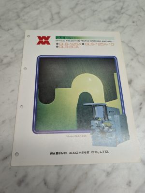 Wasino Machine Gls Series 125A 10 80A Optical Projection Grinding Sales Brochure