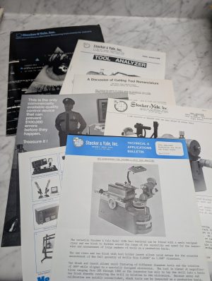 Stocker Yale Tool Analyzer Model 11Mb Technical Applications Bulletins Ta 12