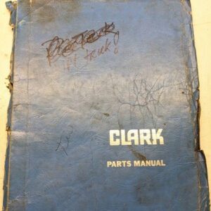 Clark Fork Lift Truck Repair Parts List Book Manual Np 15 10 12D Np-1