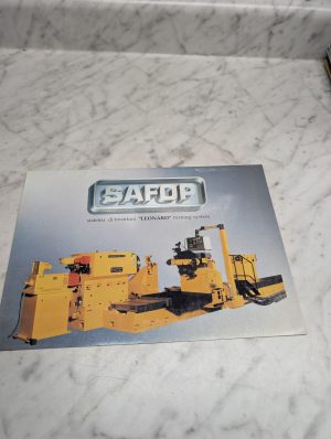 Safop Leonard 30/45 Cnc Sistema Di Tornitura Turning System Catalog Literature