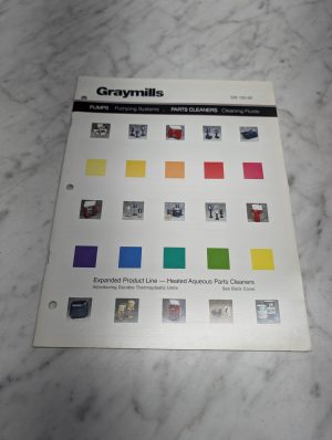 Graymills Gm 100-95 Parts Cleaners Cleaning Fluids Expanded Product Line Catalog