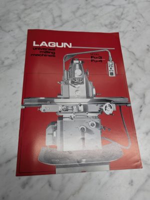 Lagun Fu 3 4 Universal Milling Machines Model Sales Brochure Literature