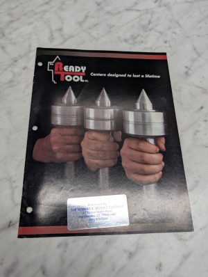 The Ready Tool Centers Designed To Last A Lifetime Distributed Sales Brochure