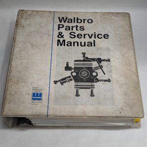 Walbro Parts Service Manual Book Chainsaw Carb Trouble Shooting 1991 Carburetor