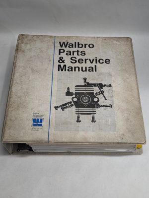 Walbro Parts Service Manual Book Chainsaw Carb Trouble Shooting 1991 Carburetor