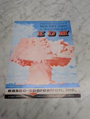 Easco-Sparcatron Edm Solid State Power No Electrode-Wear Control Dimension