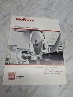 Truflute Automatic Helical Grinder Unison Grinding Flutes Tools Sales Brochure