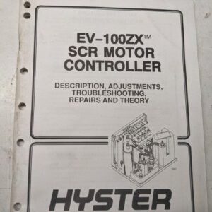 Hyster Fork Lift Truck Ev-100Zx Scr Motor Controller Troubleshoot Manual 1996