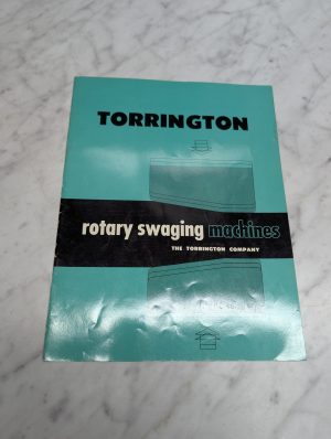 Torrington Rotary Swaging Machines Sales Brochure Literature Features