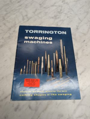 Torrington Swaging Machines Catalog Literature Specs Features Info Buyers Guide