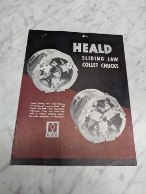 Heald Sliding Jaw Collet Chucks Catalog Literature Specs Features Info Buyers
