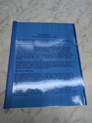 Unison New Model 1000 Cnc Harvill Profile Grinder Microcomputer Sales Brochure