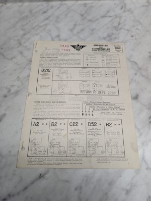 Eagle Signal Microflex Timer Instructions Bulletin 110C Controlflex 1954