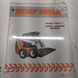 Scat Trak Parts List Book Service Manual Repair Model 1700 C Cx 1995 Skid Loader