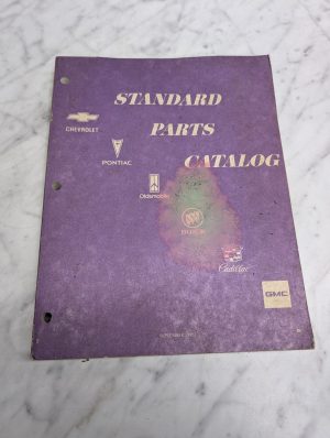 Chevrolet Pontiac Oldsmobile Buick Cadillac Gmc Standard Parts Catalog Book