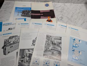 Wickman 25 8 6 Spindle Bar Automat Construction Attachments Sales Brochure