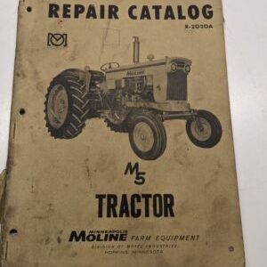 Minneapolis Moline Mm Repair Catalog Parts Book M5 Tractor R-2020A Oem