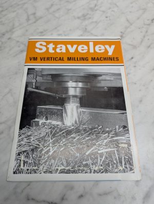 Staveley Vm Vertical Milling Machines Sales Brochure Literature Advertisment