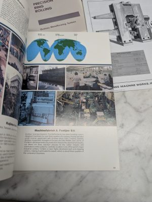 Grotnes Precision Ring Rolling Metalforming Systems Catalog Literature