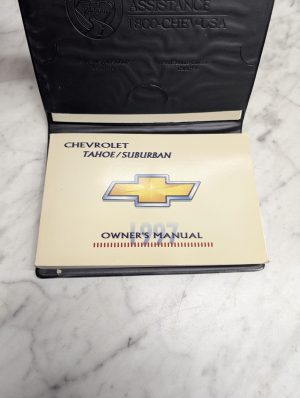 Chevrolet Tahoe 1997 Owner'S Manual Operators Maintenance Book & Case