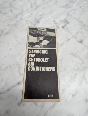 Chevrolet Servicing The Air Conditioners Service Manual Repair Maintenance Shop