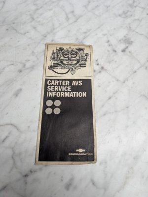 Carter Avs Service Information Communication Manual Repair Maintenance Shop