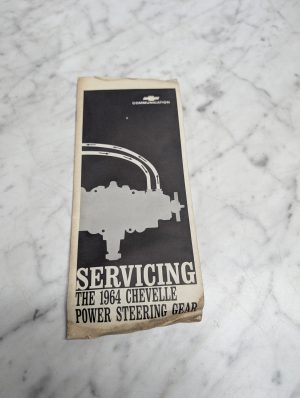 Communication Chevelle Power Steering Gear Servicing The 1964 Manual Service