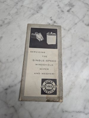 Chevrolet Single-Speed Windshield Wiper And Washer Servicing Service