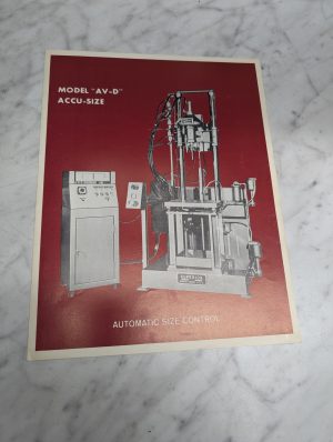 Superior Model “Av-D” Accu-Size Automatic Size Control Sales Brochure
