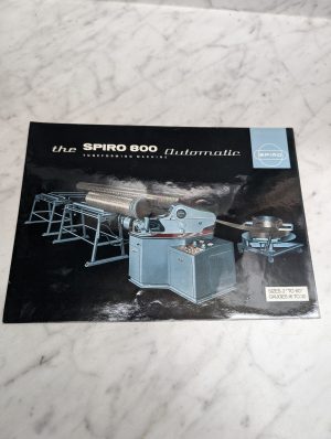 Spiro 800 Automatic Tubeforming Machine Sizes 2 To 60 Gauges 16 30 Brochure