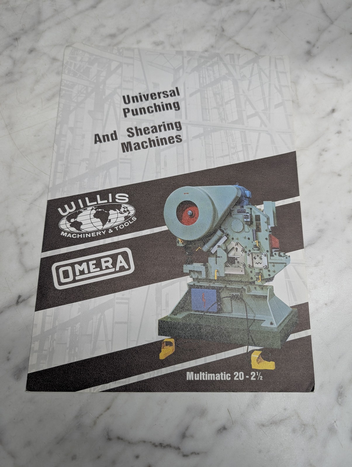 Willis Omera Multimatic 20 2 1/2 Universal Punching Shearing Machines Brochure
