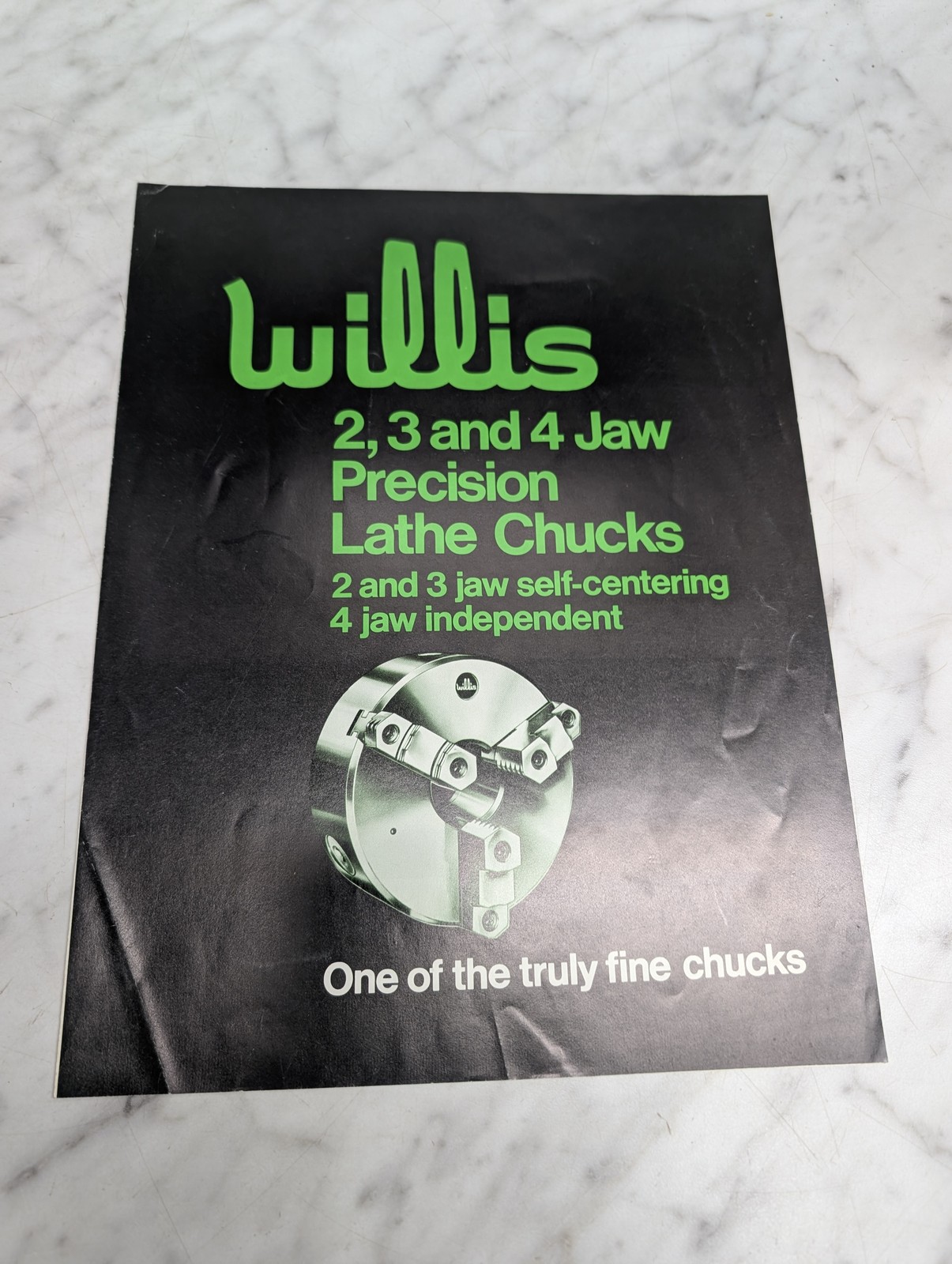 Willis 2 3 And 4 Jaw Precision Lathe Chucks Self Centering Sales Brochure