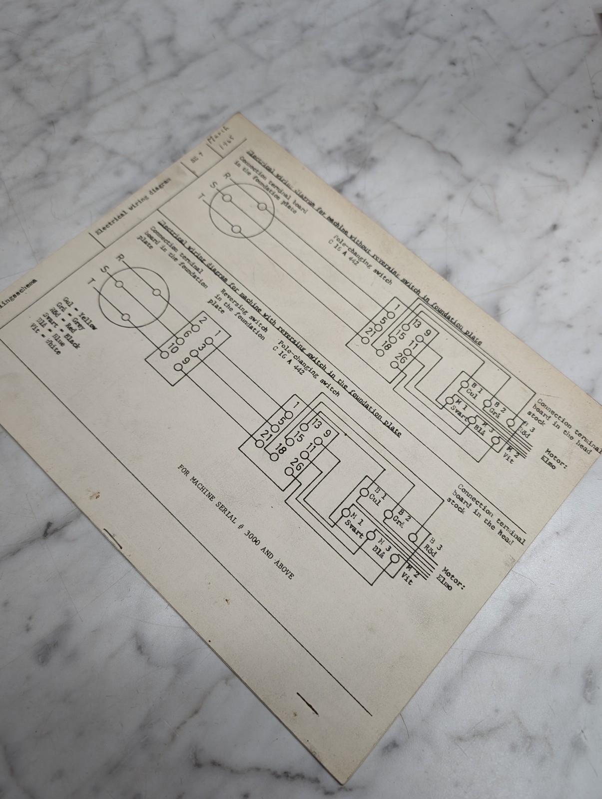 Willis Drwaing Machine Tool Electrical Wiring Diagram Foundation Plate