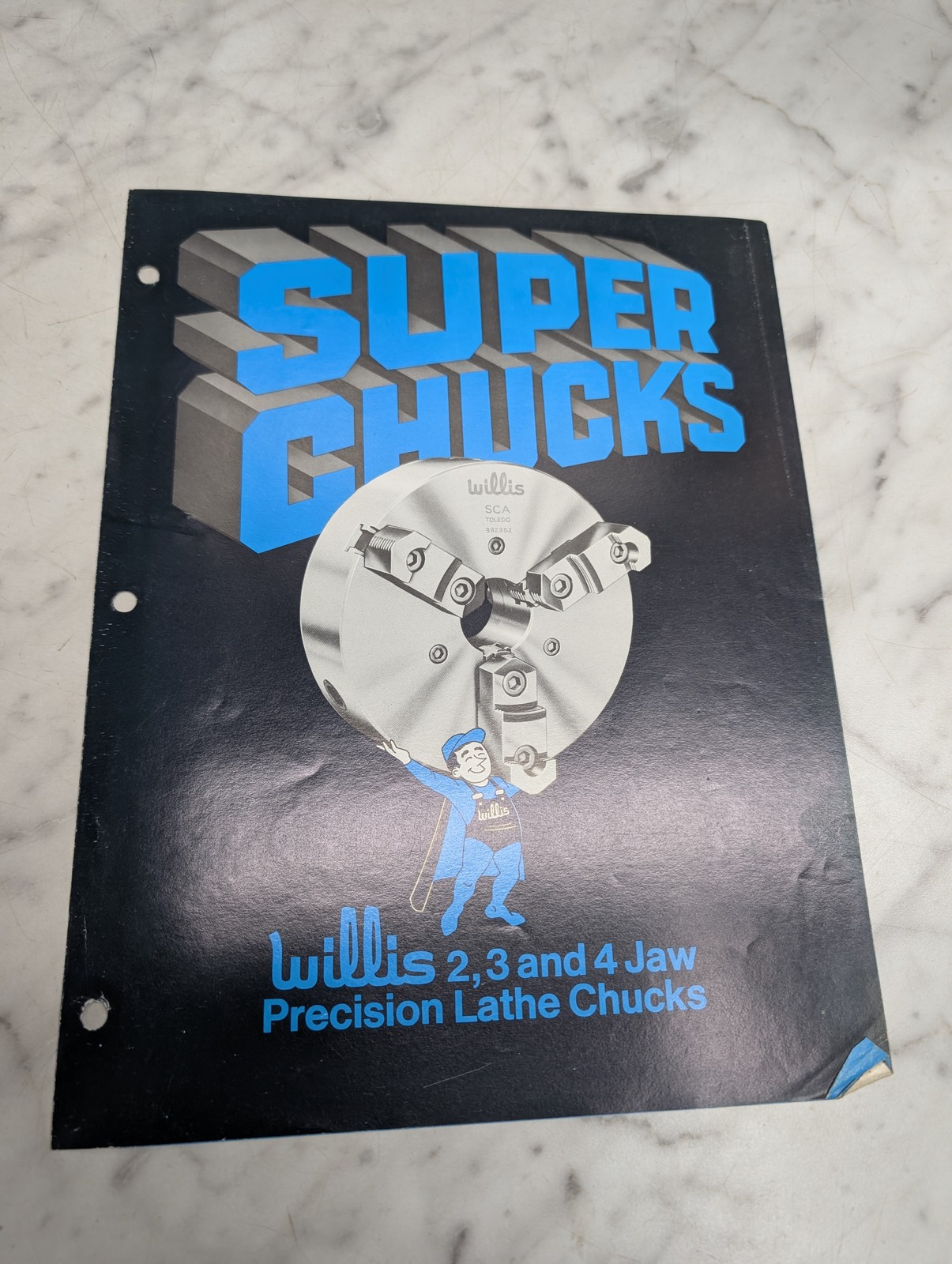 Willis Super Chucks 2 3 4 Jaw Precision Lathe Sca Toledo 323532 Sales Brochure
