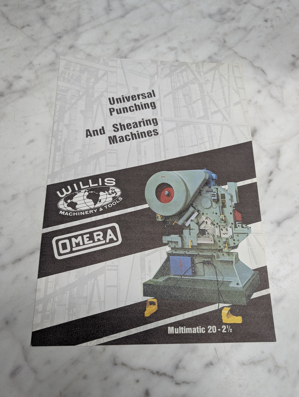 Willis Omera Multimatic 20 2½ Universal Punching And Shearing Machines Brochure