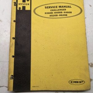 Hyster Fork Lift Truck Service Repair Manual H360B-H400B H460B H520B H620B 1968