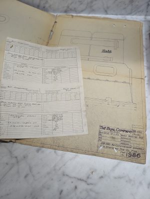 The Buhl Chicago Db-220 Model Air Compressor Assembly 1986 Drawing Print